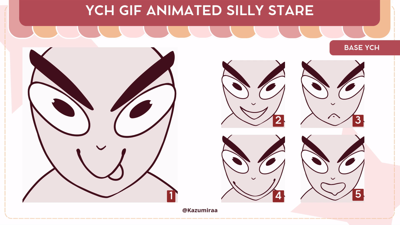 YCH Gif Animation 'Stare'