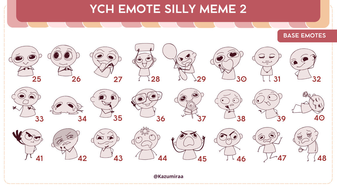 YCH Emote Silly Meme 2