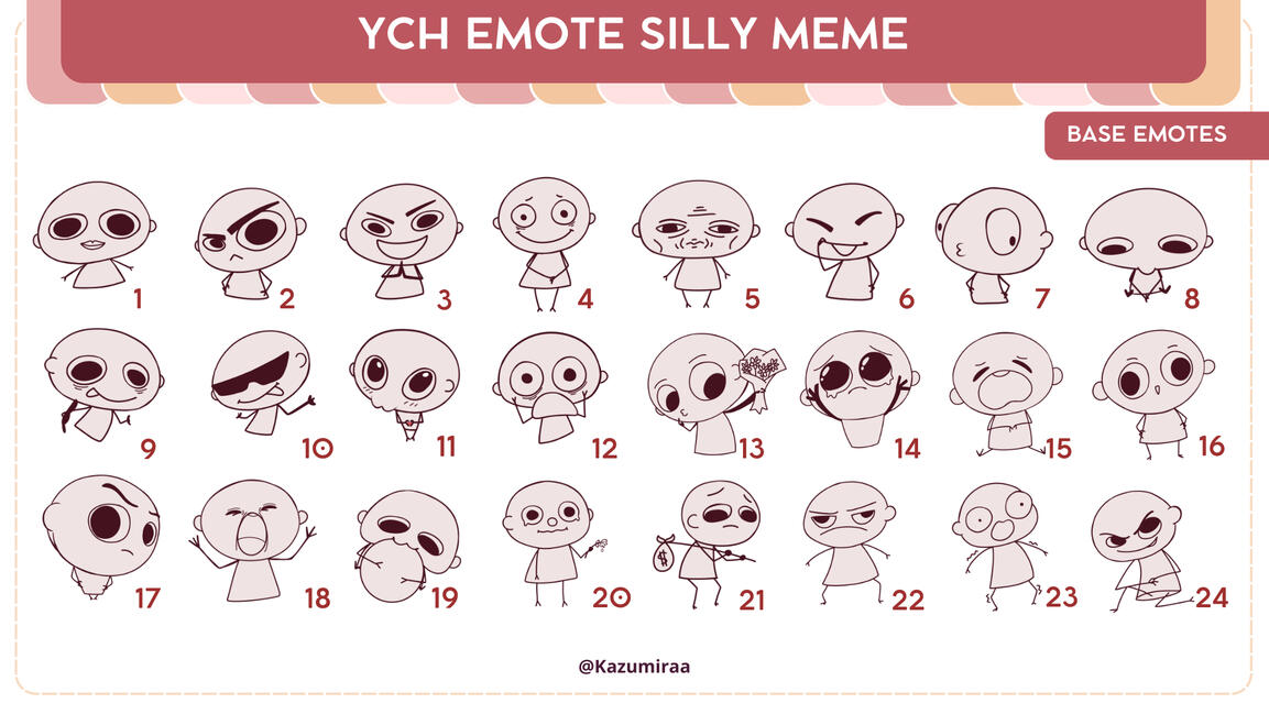 YCH Emote Silly Meme 1