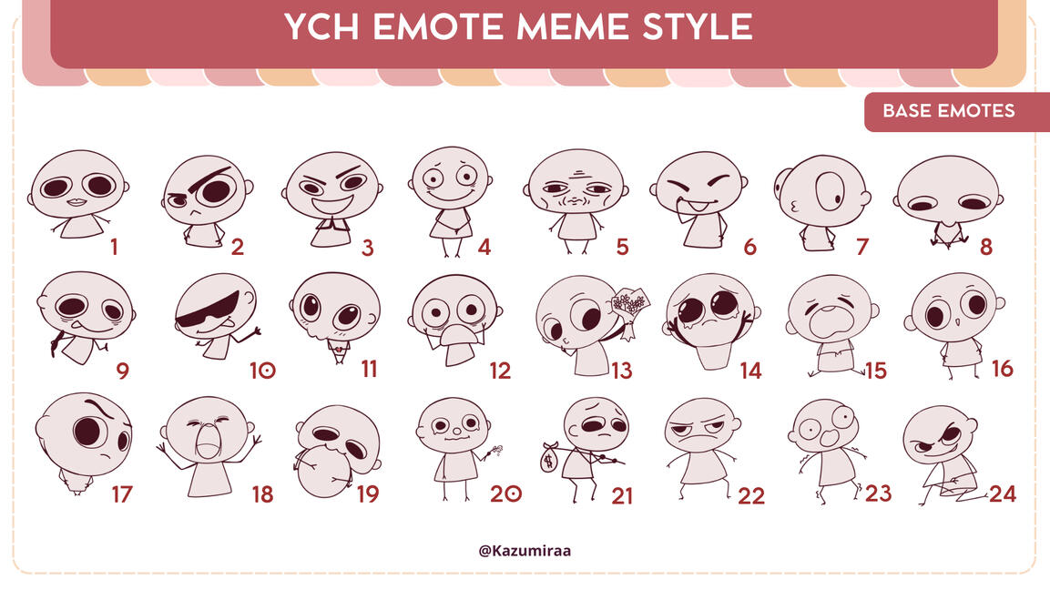YCH Emote Meme Style