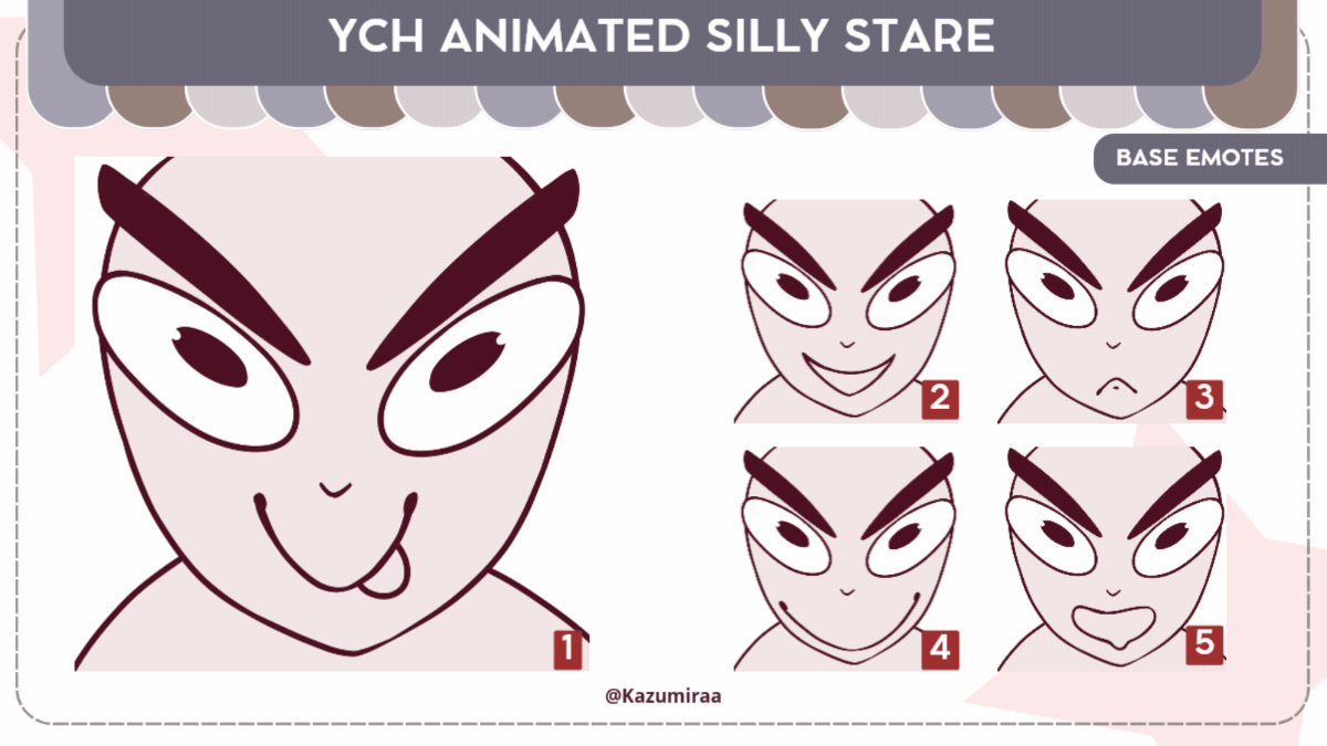 YCH Animated Silly Stare